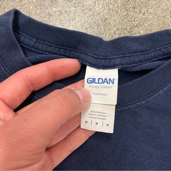 Bleached Work Tee on Gildan Blank (M) - Picture 3 of 4